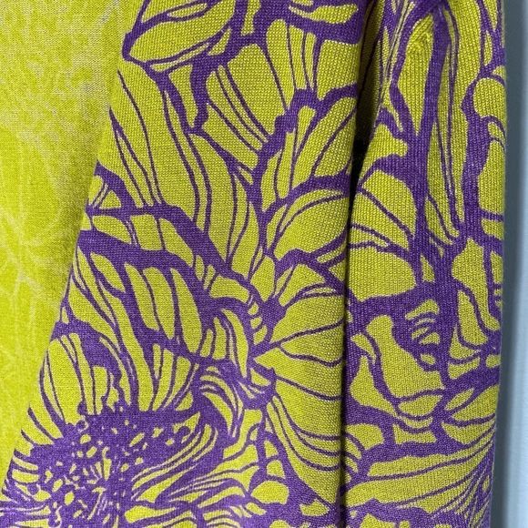 Ashley Stewart Sweater Cardigan Size 26 Citronelle NWT Half Zipper Rayon - Picture 6 of 9